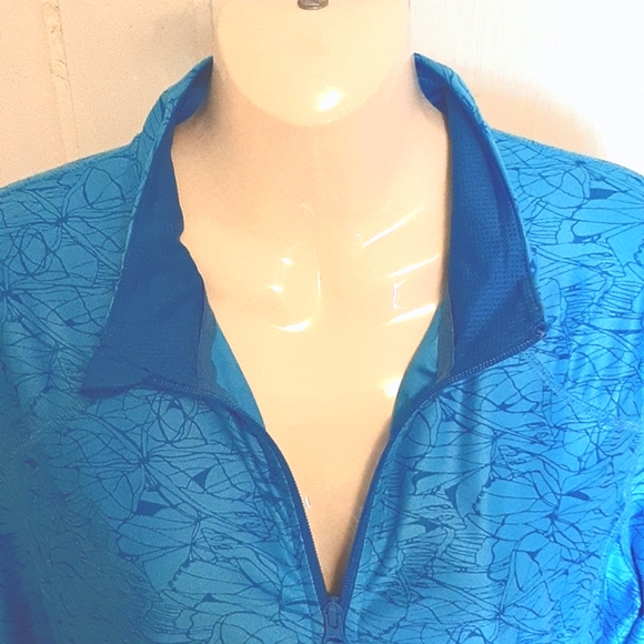 **3/$25**  MONDETTA Athletic Zippered Jacket - Thumbhole on Cuffs - Women's LG - Picture 2 of 8